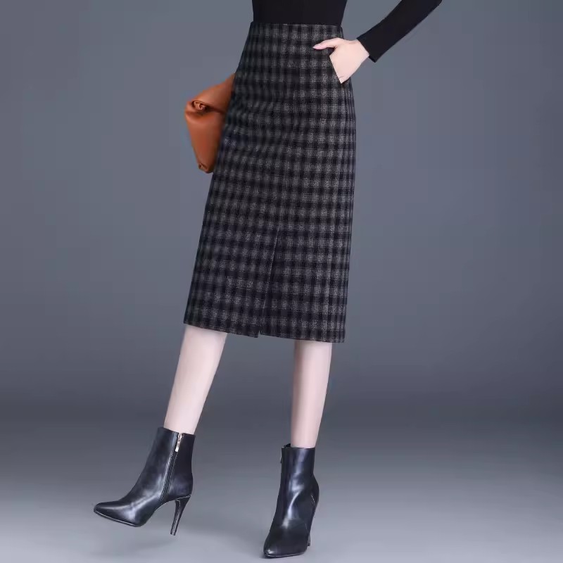 中裙百搭H型半身裙包邮