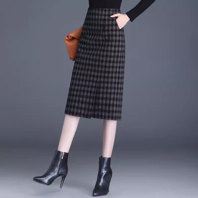 中裙百搭H型半身裙包邮