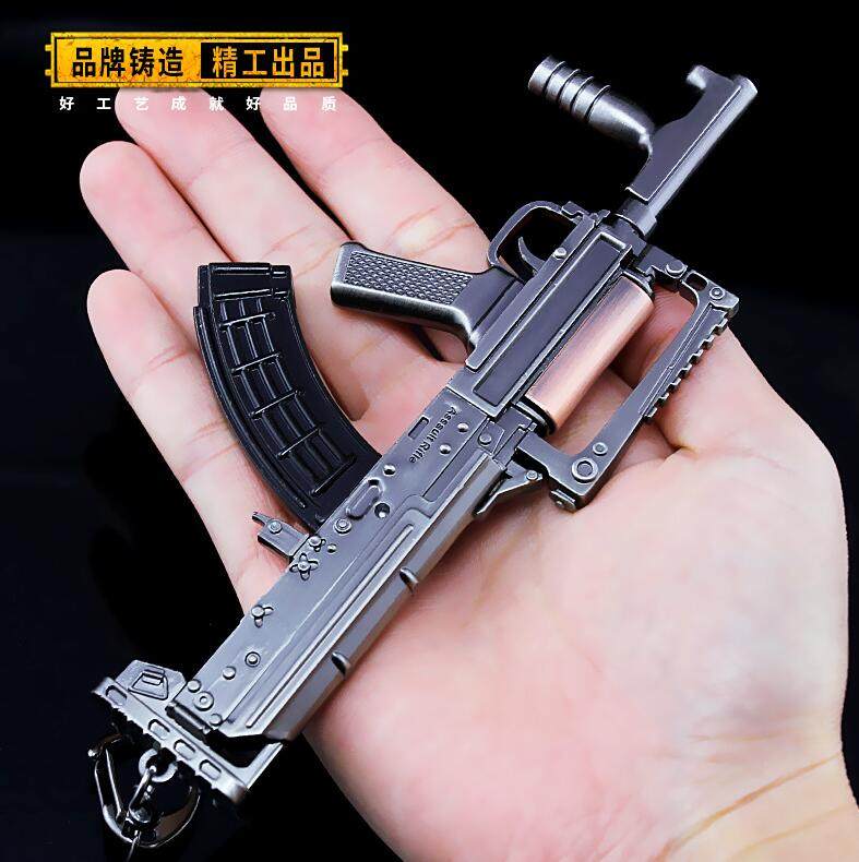 绝地大逃杀周边groza突击步枪吃鸡98k枪械模型手办狗砸摆件礼品