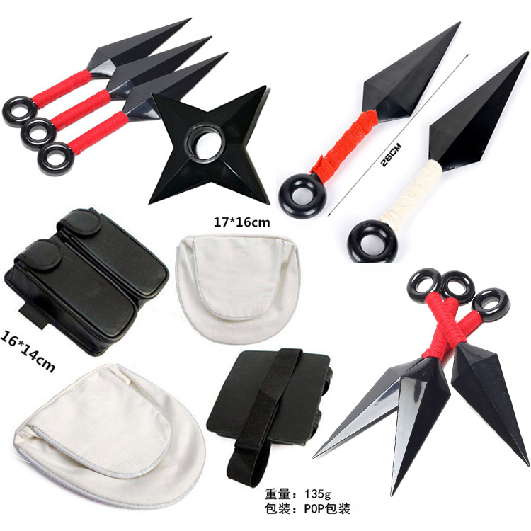 热销火影忍者cosplay 白色腰包黑色腿包套装苦无忍具袋四代目模型,模玩/动漫/周边/娃圈三坑/桌游,动漫背包/钱包/箱包,淘宝优惠券,粉丝福利购,淘宝优惠卷