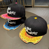 美式 缺口平沿帽春秋男女通用棒球帽子夏季 学生防晒街舞嘻哈帽板帽