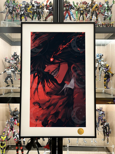 星空《吸血鬼猎人》Alucard阿卡多HELLSING皇家国教骑士团装饰画