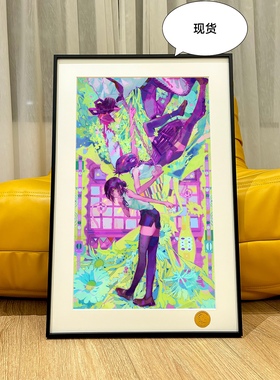 多巴胺电次蕾塞Chainsaw Man电锯人Reze玛奇玛早川秋链锯人装饰画