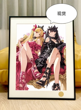 星空双色远坂凛Tohsaka Rin红色恶魔Fate/stay night动漫装饰画