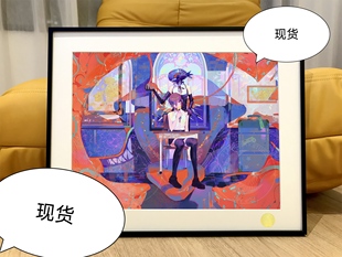 星空炫彩蕾塞reze链锯人蕾塞篇Chainsaw Man电次玛奇玛帕瓦装饰画