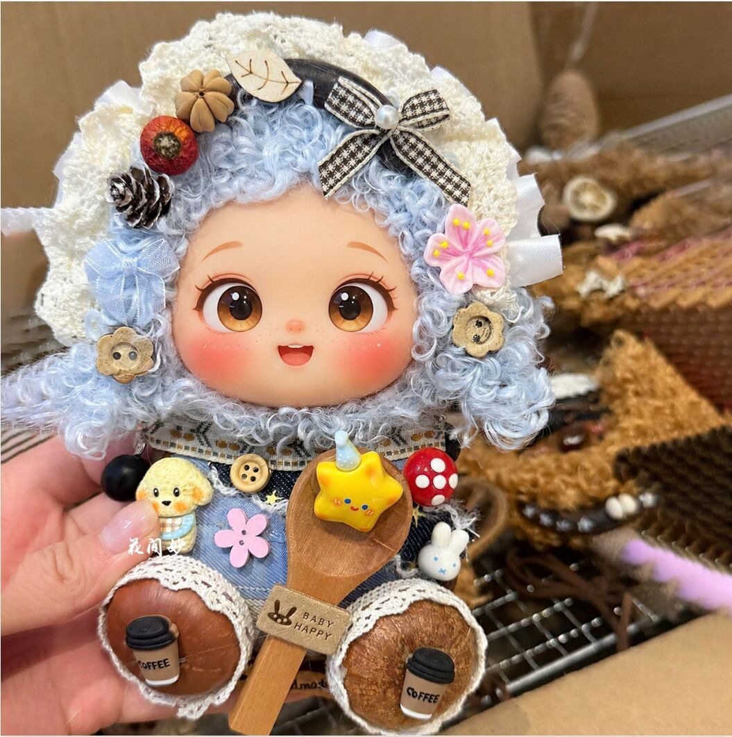 超可爱果壳榼藤大豆荚娃娃diy材料包摆件送女朋友生日情人节礼物