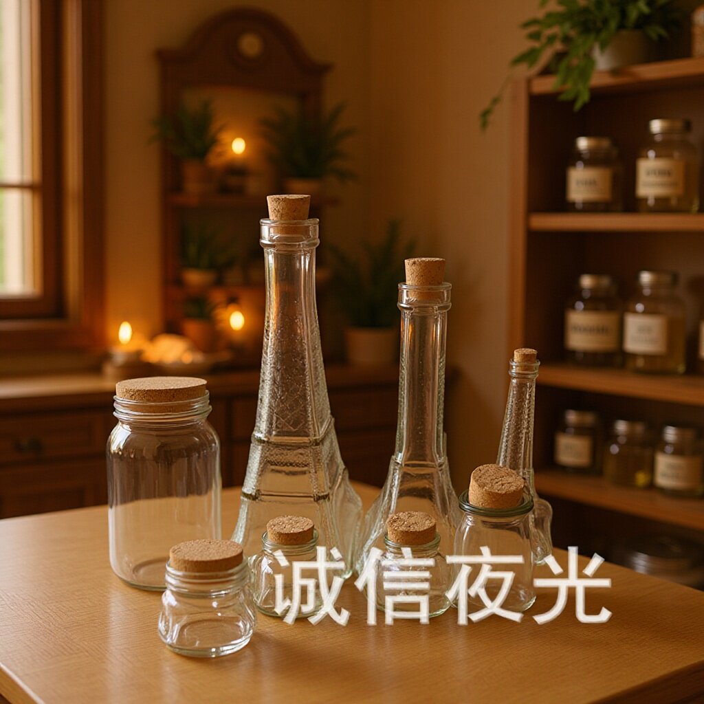 玻璃瓶 喜糖瓶木塞布丁瓶 许愿瓶含木塞星空微景观沙盘创意