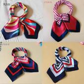 职业丝巾工作百变丝巾银行客服礼仪空姐建行小方丝巾领结领花