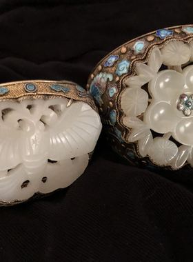 925纯银天然手镯新疆和田玉