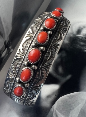 设计师首饰纯银印第安