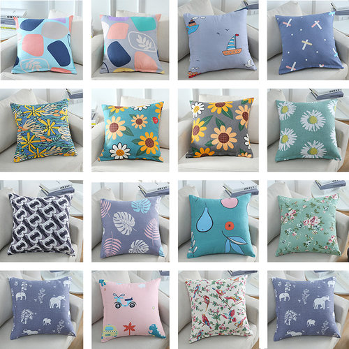 不含芯客厅正方形定做大靠背