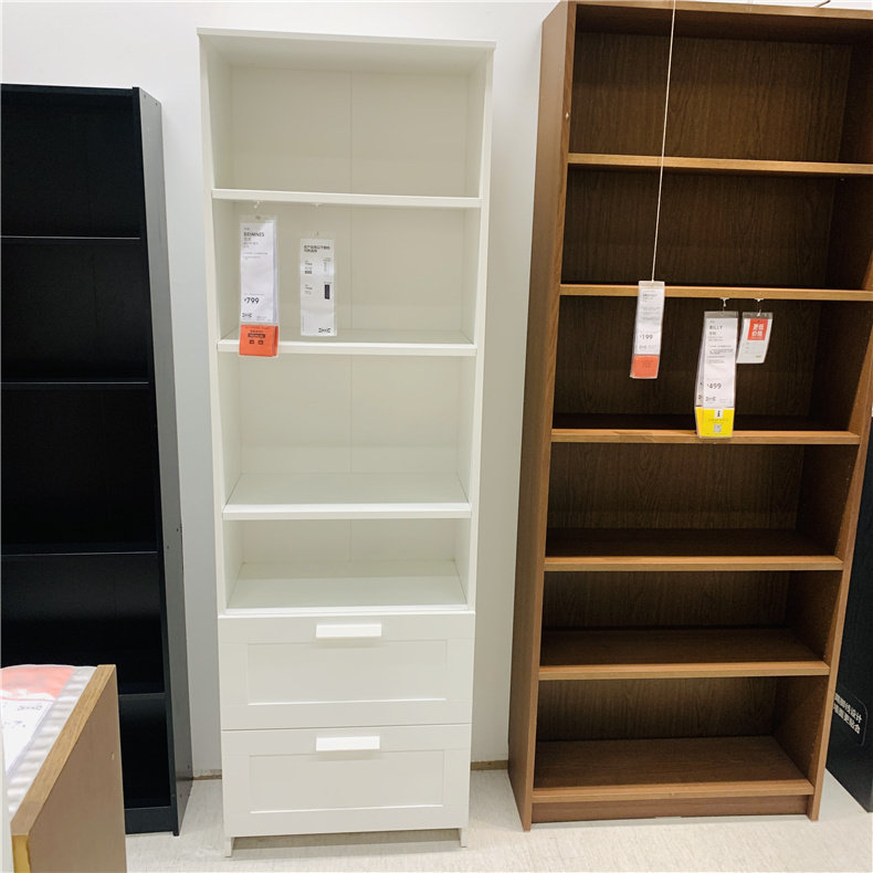 宜家国内代购 百灵书架书柜展示柜搁板柜储物收纳柜置物架整理柜