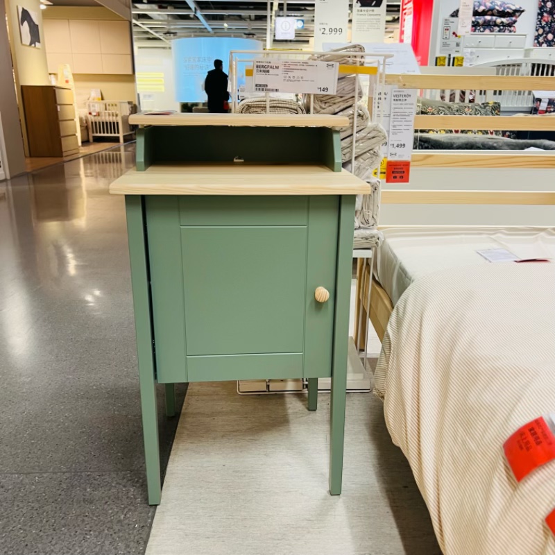 IKEA宜家OLDERDALEN欧德达伦床头桌简约现代北欧置物架小柜子