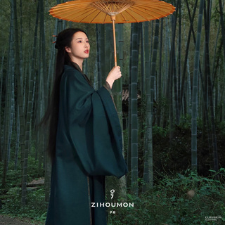 【子后•溪山】宋制褙子长衫宋裤秋冬款三件套汉服日常