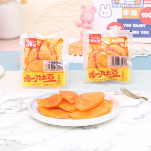 谭小泡谭一刀土豆片香辣素食即食小吃休闲解馋爽口下酒菜追剧零食