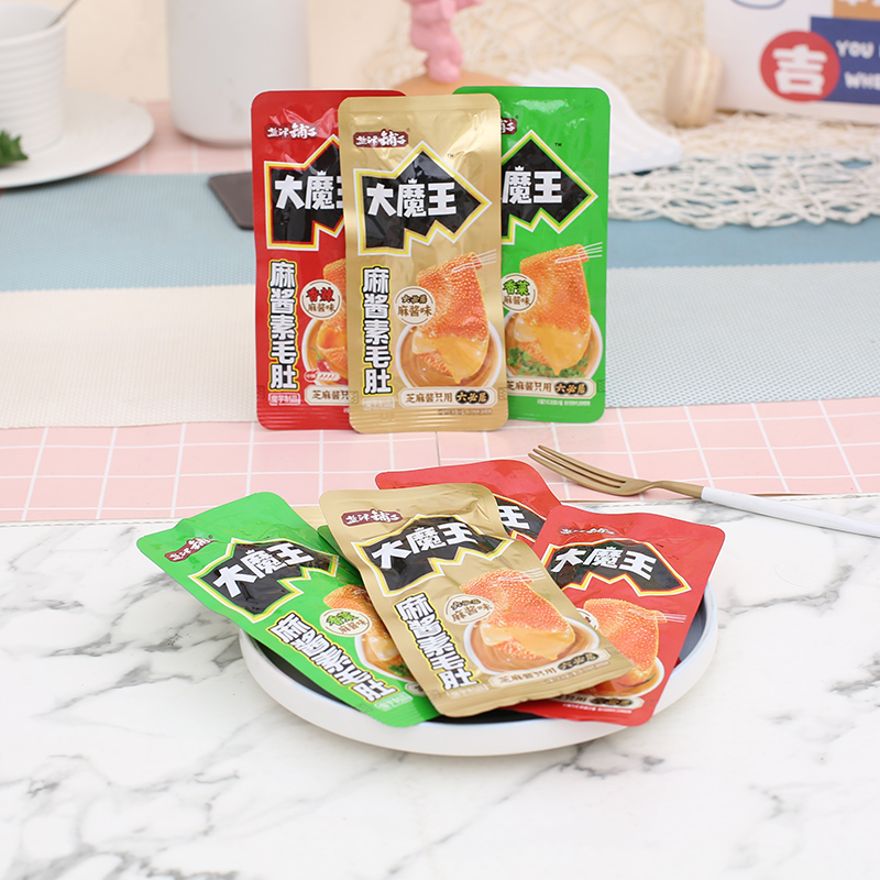 盐津铺子大魔王素毛肚魔芋爽辣条