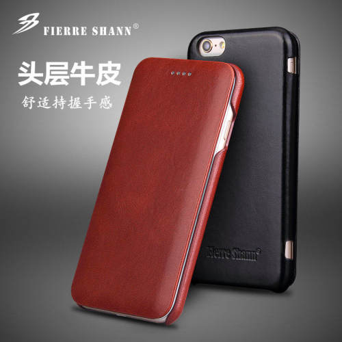 适用于iphone17手机壳15真皮14苹果12翻盖13保护皮套11pro max手机套7plus头层牛皮16全包防摔XS商务男款
