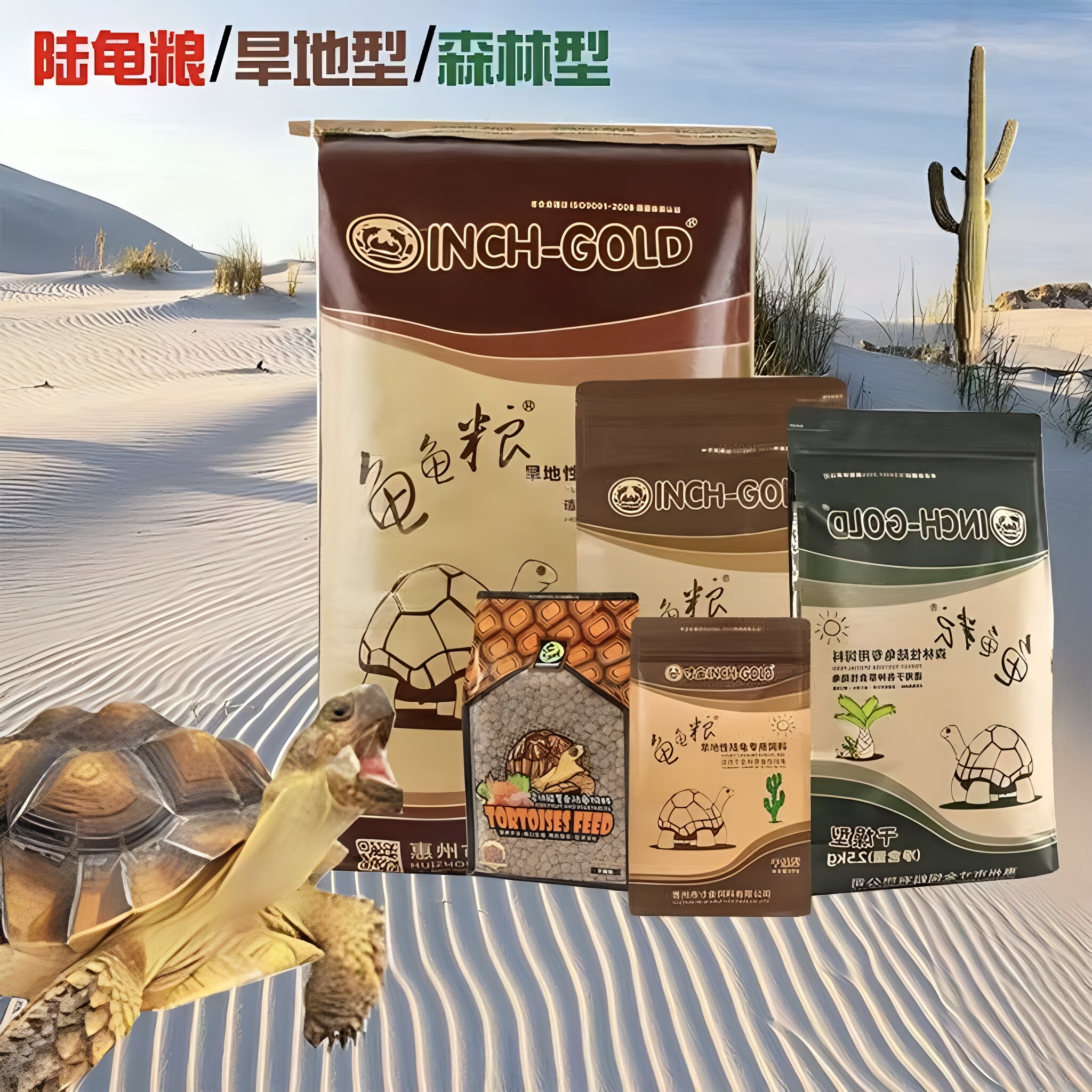 寸金陆龟粮2025新款高钙防隆背