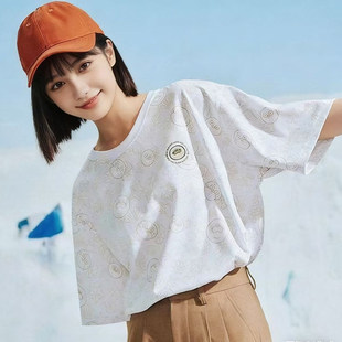海豹看看男女情侣短袖白色宽松速干T恤夏季健身休闲半袖172528132