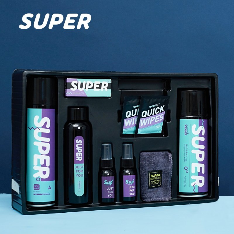 super洗鞋神器防水喷雾AJ球鞋清洁椰子yeezy小白鞋清洗剂护理套装