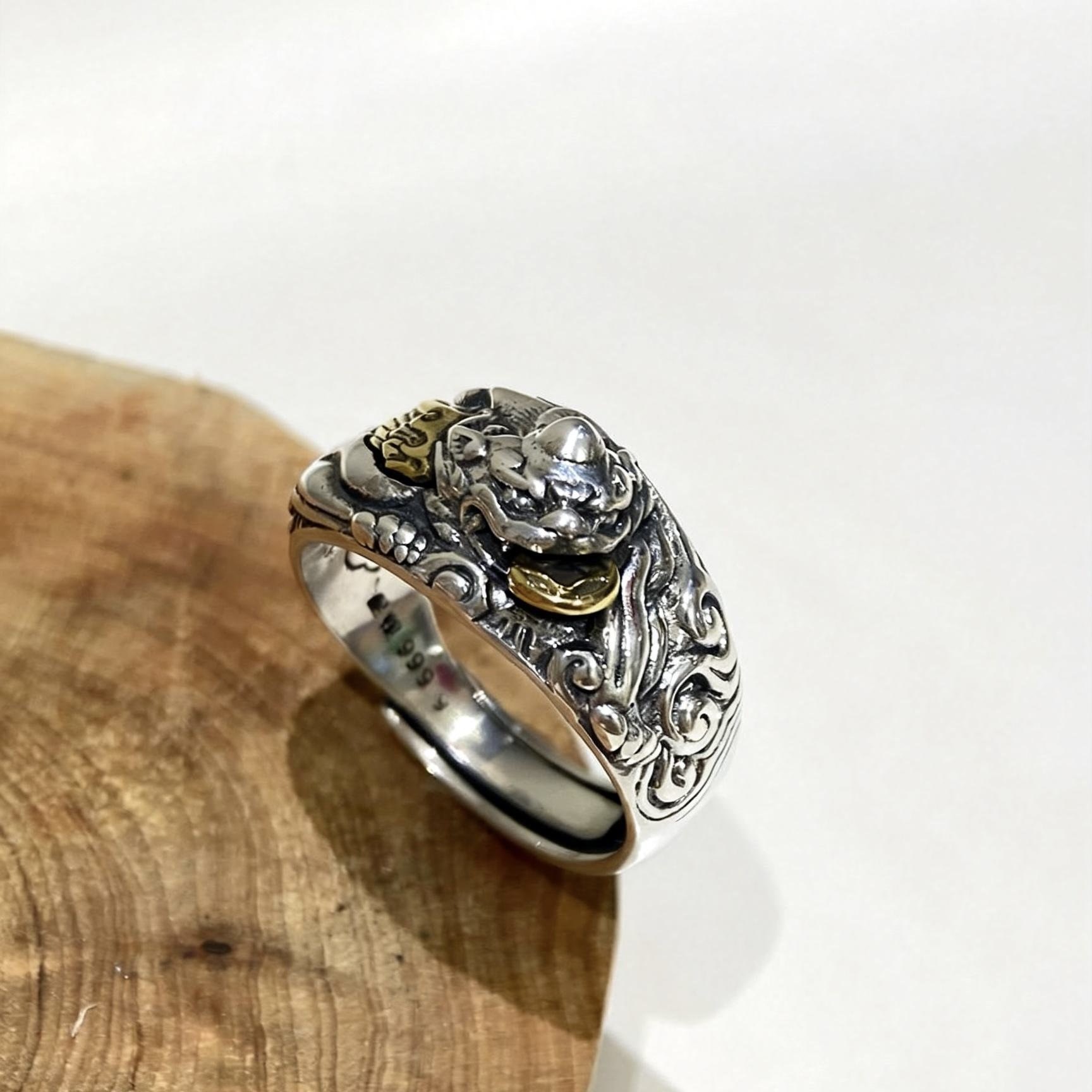 925纯银貔貅戒指男款招财个性霸气食指开口可调节足银指环男复古,饰品/流行首饰/时尚饰品新,银饰戒指,淘宝优惠券,粉丝福利购,淘宝优惠卷