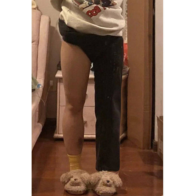 特大码300斤黑色高腰百搭阔腿牛仔裤女遮胯腿粗胖mm宽松直筒裤子2,女装/女士精品,大码连衣裙,淘宝优惠券,粉丝福利购,淘宝优惠卷