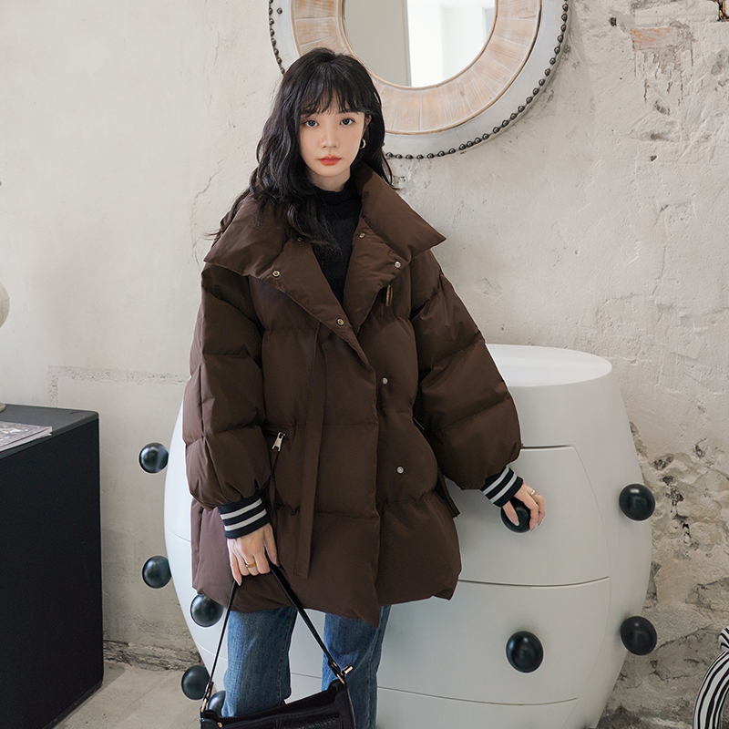 大码女装胖mm秋冬棉衣棉服女