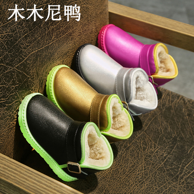 防水儿童雪地靴防水防滑加厚冬季