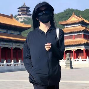 冰丝防晒衣女2026新款夏季薄款防紫外线小个子透气外穿防晒服外套