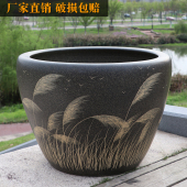 景德镇陶瓷鱼缸荷花缸睡莲缸碗莲乌龟缸书画缸大水缸青花碗莲花盆
