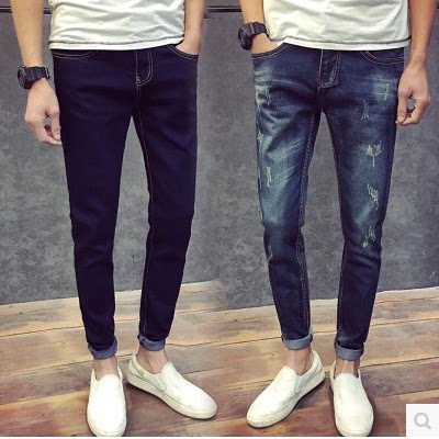 Jeans pour adolescent pieds Slim pour automne - Ref 1468992 Image 1