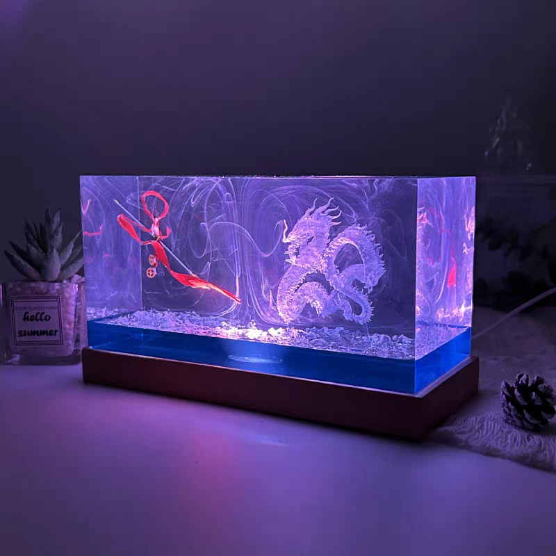 风火轮哪吒龙王三太子小白龙敖丙敖光小夜灯床头灯氛围灯摆件礼物