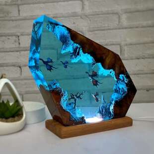 飞龙喷火龙和冰龙树脂小夜灯3d龙权力的游戏氛围灯床头灯摆件礼物