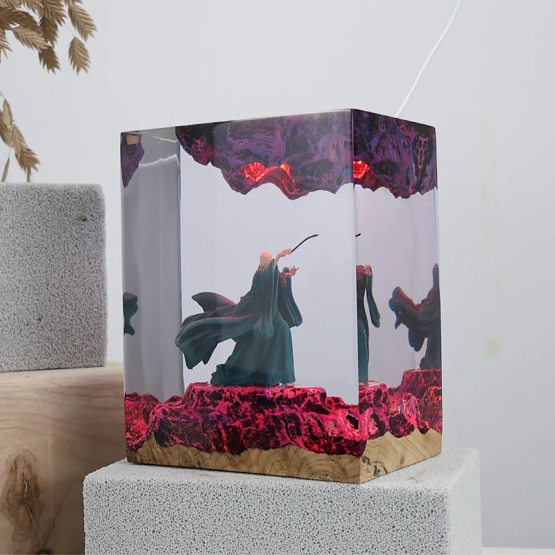 哈利波特伏地巫师霍格沃茨魔魔法师小夜灯床头灯氛围灯摆件礼物