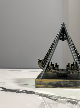 海盗船永动仪天体摇摆器创意混沌家装客厅办公桌装饰摆件生日礼物