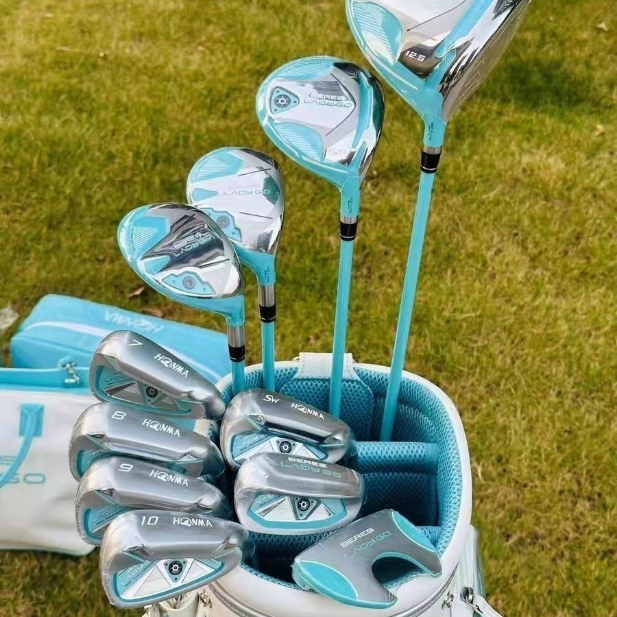 HONMA LADYGO蒂芙尼蓝套杆红马65周年限量套杆女士套杆高颜值球杆图片