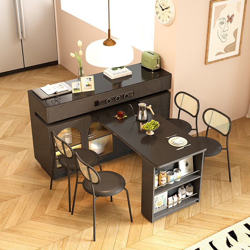 ENF级可旋转伸缩岛台餐桌一体