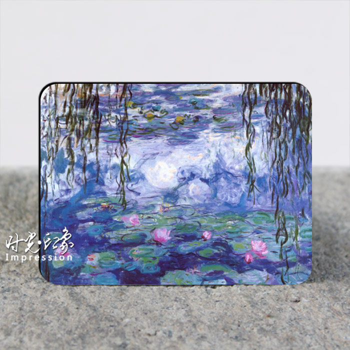 莫奈油画作品 睡莲 (2) 创意冰箱贴 外贸出口装饰家居磁贴,节庆用品/礼品,文化创意冰箱贴,淘宝优惠券,粉丝福利购,淘宝优惠卷