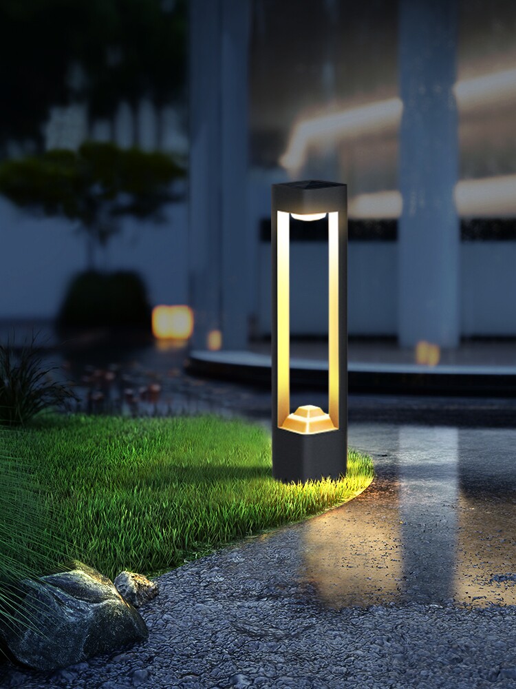 太阳能草坪灯户外灯庭院灯简约室外防水别墅园林草地花园景观地灯