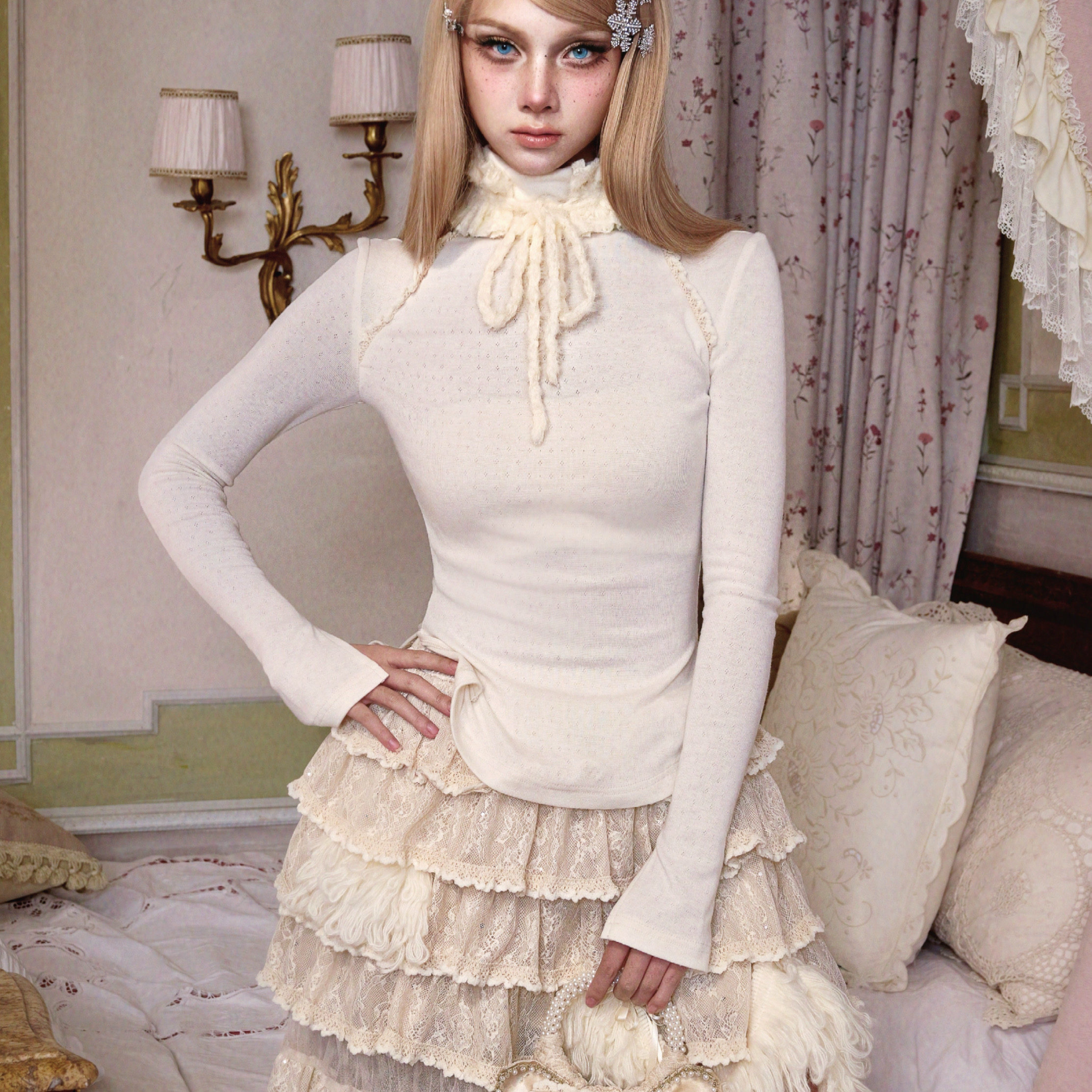 血液供给原创紧身打底衫上衣