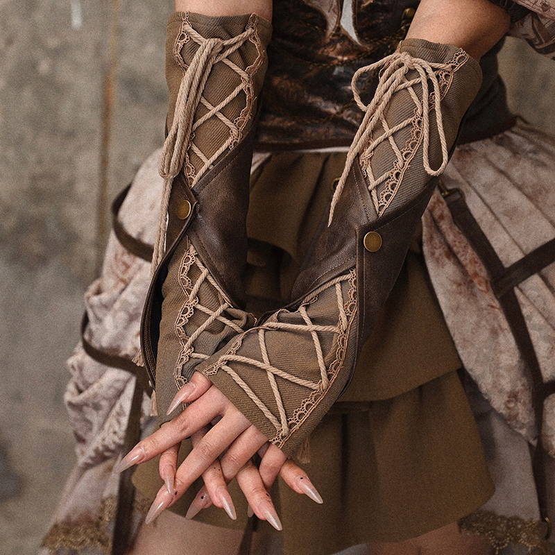 血液供给原创PU绑带做旧袖套