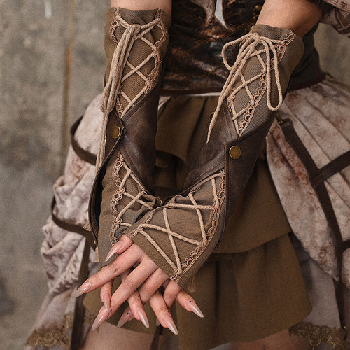 血液供给原创PU绑带做旧袖套