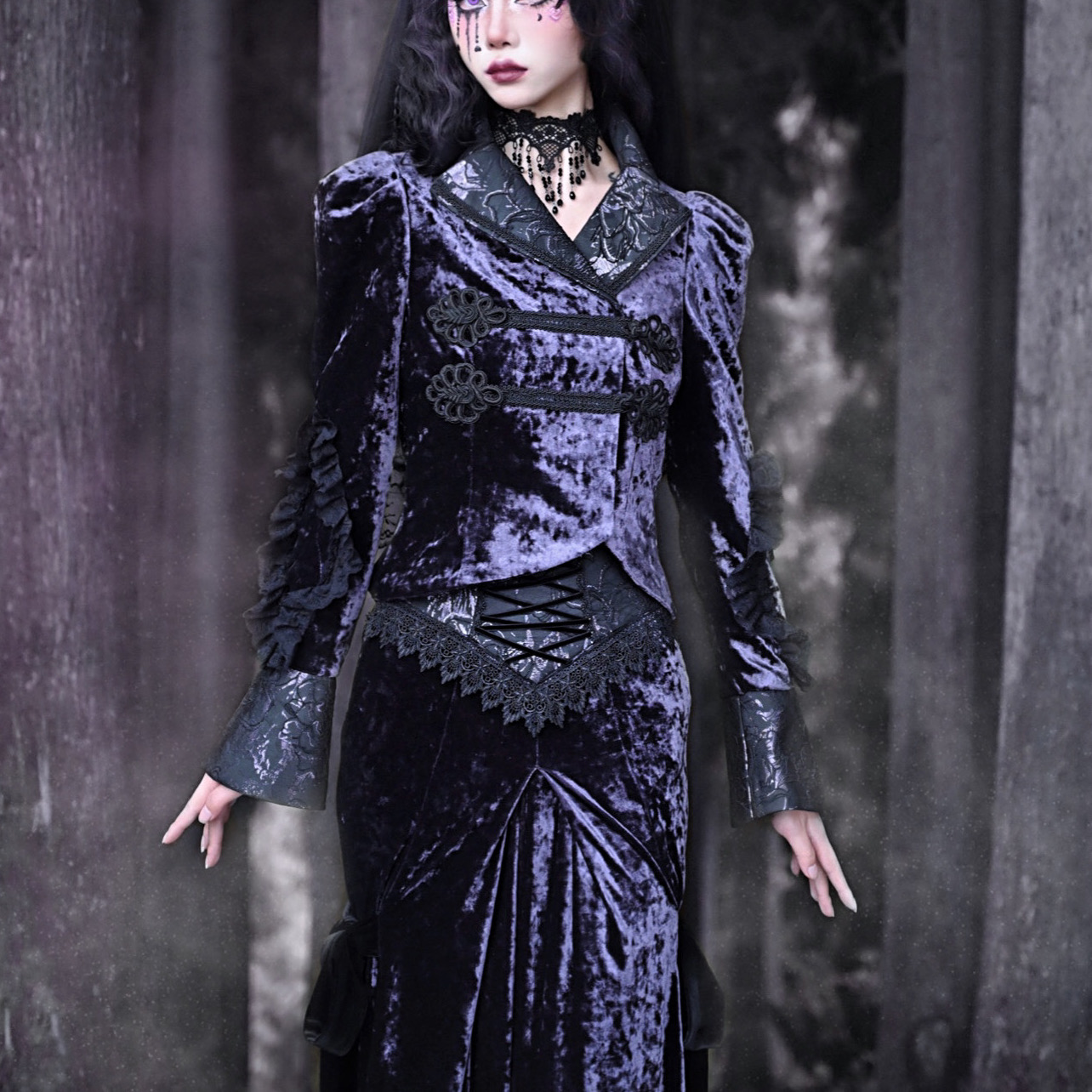 血液供给原创哥特欧式外套