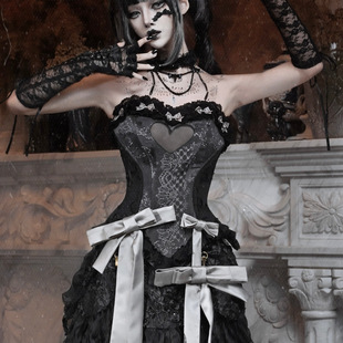 爱心鱼骨胸衣洛可可修身 魔盒 束腰圣诞节秋 爱神 血液供给原创