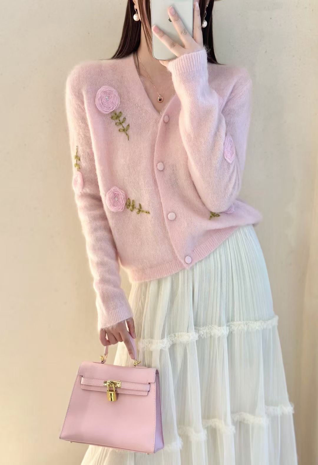 2025新款气质针织开衫外套式女秋冬显瘦内搭打底毛衣长袖上衣,女装/女士精品,毛针织衫,淘宝优惠券,粉丝福利购,淘宝优惠卷