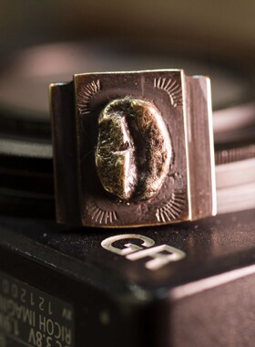 咖啡豆热靴盖，铜银合金，莱卡x100尼康zf理光gr3/gr2可定制