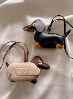 适用宏光mini钥匙套马卡龙miniev宝骏gameboy五菱迷你车包壳扣狗