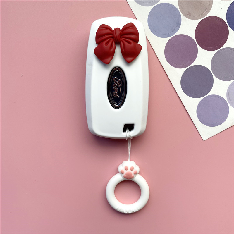 适用2021款福特福克斯钥匙套锐界20款蒙迪欧探险者锐际汽车壳扣包