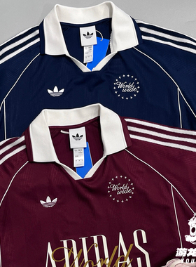 阿迪达斯adidas三叶草男女BLK POLO运动休闲短袖T恤KY2192 KY2193