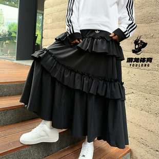 芭蕾蛋糕裙半身休闲长裙 女款 KQ6505 originals 阿迪达斯adidas